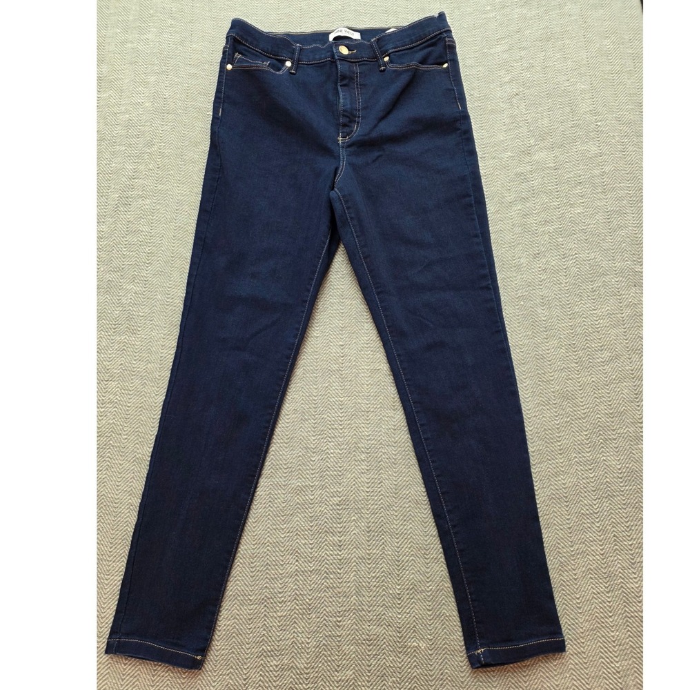 Nine West Jeans Womens 10/30 Indigo Blue High Rise Skinny Denim Pants